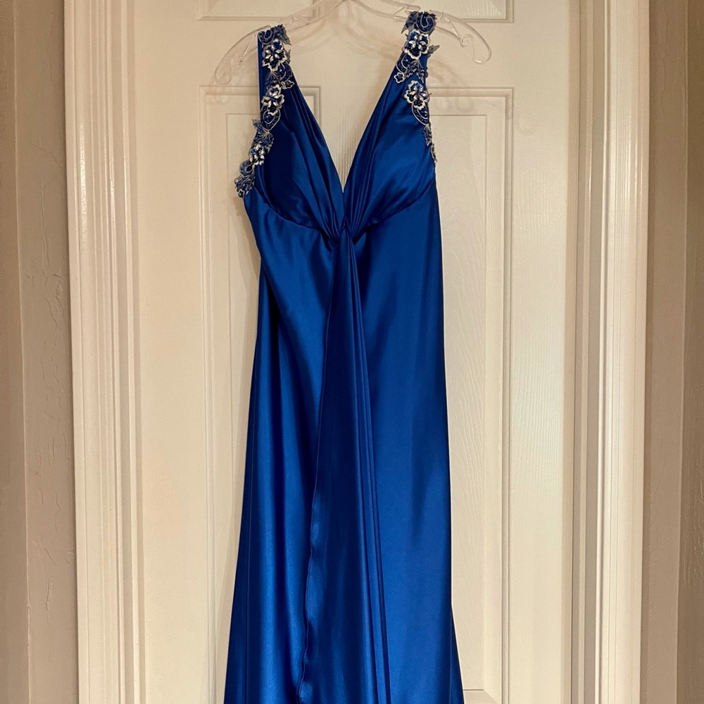 Brand new royal blue formal dress